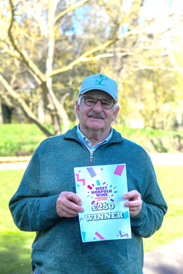 £250 lottery winner, Charles Muff